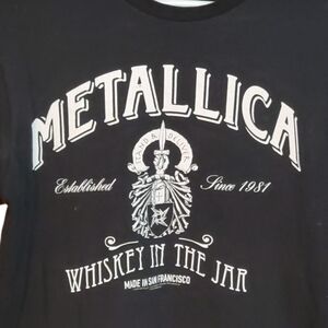 METALLICA whisket In The Jar Black Graphic Tee
